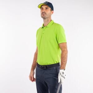 Galvin Green Men’s Breathable Short Sleeve Golf Polo Shirt Size S Green Base
